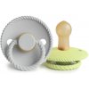 DVOJBALENIE CUMLÍKOV FRIGG ROPE SILVER GRAY/ GREEN TEA, 0-6M, KAUČUK