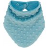 Šátek na krk Minky Turquoise tyrkysová