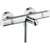 HANSGROHE Ecostat Comfort vaňový termostat na stenu, pre 2 spotrebiče, chróm, 13114000