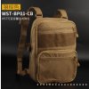 Wosport WST taktický MOLLE batoh FLAT PACK - Coyote Brown