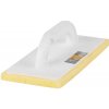 Hladítko Strend Pro 0813.005 WhiteHand, plast. rúčka, 280x140/15 mm, molitan žltý, rezaný