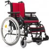 Vozík invalidný mechanický ACTIVE PLUS Cameleon červený, šírka sedadla 50 cm