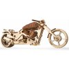 Stavebnica Ugears 3D drevené mechanické puzzle VM-02 Motorka (chopper) (UG70044)