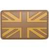 MFH nášivka 3D Veľká Británia 8x5cm desert
