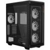 ADATA XPG case BATTLECRUISER II Mid-Tower, bez zdroje, 4x 120mm ARGB Fan, Černá BATTLECRUISERIIST-BKCWW