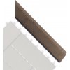 Prechodová lišta G21 pre WPC dlaždice indický teak pro WPC dlaždice, 38,5 x 7,5 cm rohová (pravá)