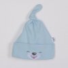 Bavlnená kojenecká čiapočka Bobas Fashion Lucky modrá - 62 (3-6m)