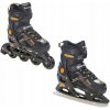 Raven Pulse black/orange detské korčule 2v1 - EU 37-40, dámský (se zoubky)