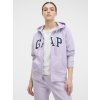 GAP Mikina s logom a fleece Fialová XS Fialová Fialová