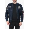 ALPHA INDUSTRIES Bunda MA-1 Moon Landing Rev - modrá (196125/07)