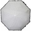 Vetruodolný,plne automatický dáždnik Ø 97 cm Farba: Biela, Veľkosť: 29cm