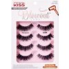 Umelé riasy Kiss Blowout Lash Pompadour čierne 4 páry