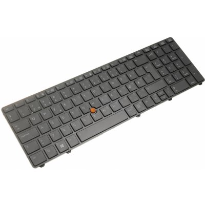 Emeru Klávesnica HP EliteBook 8760W 8760P 8770w black trackpoint ...