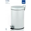 KELA Koš kosmetický LINDA 3 l, bílý KL-18160