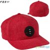 Fox šiltovka Clean Up flex fit hat, čili červená, L/XL