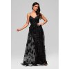 Edoti Evening dress LA-OM-DL čierna L Edoti 5907064018376