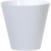kvetináč 25cm TUBUS DTUB250-S449 biely plastový PROSPERPLAST