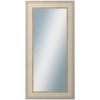 DANTIK - Zrkadlo v rámu, rozmer s rámom 50x100 cm z lišty GREECE biela (2639)