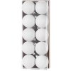 Gule MagicHome Vianoce, 10 ks, biele, na vianočný stromček, 6 cm