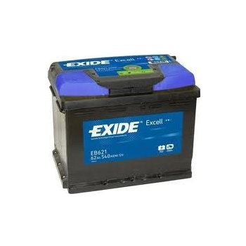 Exide Excell 12V 62Ah 540A EB621