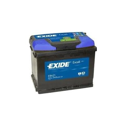 EXIDE EXIDE baterie 12V 62Ah, 540A, EXCELL EB621