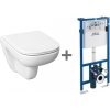 LAUFEN SET Závesné WC DEEP by JIKA a rámový podomietkový modul, biela, H6006140000002