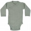LODGER Hydrofilné zavinovacie body s dlhým rukávom Romper Tribe Silt Green Veľ. 56