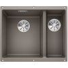 Blanco Subline 340/160-U, silgranitový drez pod pracovnú dosku 555x460x190 mm, drez vľavo, 1,5-komorový, svetlá hnedá, BLA-523556