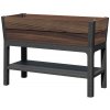 Keter kvetináč DECO ELEVATED GARDEN BED - Walnut