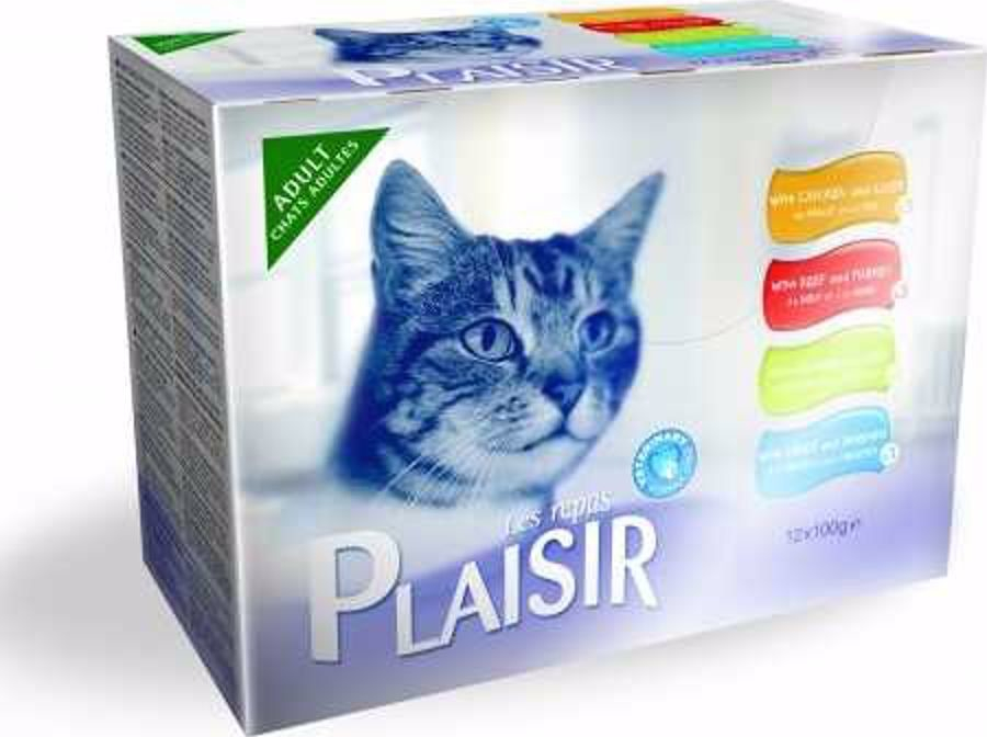 Plaisir cat Mix 12 x 100 g