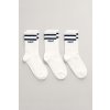 GANT SPORT SOCKS 3-PACK biela