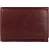 Lagen Dámska kožená peňaženka LM-22521/T vínovo červená