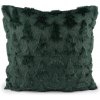 Vianočná obliečka na vankúš plyšová so stromčekmi 45x45 cm - 1 ks 3 zelená
