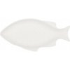 Clayre & Eef Biela miska / tanier v tvare ryby Fish Bowl L - 35 x 17 x 3 cm / 200 ml