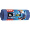 PACLAN Vrecia na odpad MULTITOP pevné, 4 uväzovacie rohy, 35L - 36ks, 9µ, HDPE