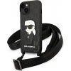 Karl Lagerfeld iPhone 14 Plus Monogram Ikonik Patch čierne