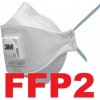 CANIS Respirátor na vírus FFP2 3M 9322, skladací, výdychový ventilček, Veľkosť UNI