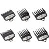 Captain Cook Combs Metallics Clipper 06602 - hrebeňové nádstavce, 6 ks