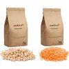 Bonitas MEGA PACK bez obalu BIO 2kg cíceru + 2kg šošovice červenej