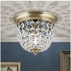 Orion Orion DLU 1840/26-Krištáľové str. svietidlo PLAFOND 1xE27/40W/230V pr.26 cm bronz OR0077 + záruka 3 roky zadarmo + záruka 3 roky zadarmo
