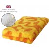 DRYBED Premium Vet Bed Swirls žltý + oranžový 100 x 75 cm