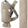 Mäkký nosič BabyBjorn Mini 3D Mesh béžový