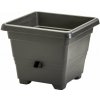 Plastia Bergamot Samozavlažovací Květináč antracit - 50 cm x 50 cm x 36 cm