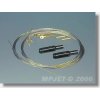 MP Jet 2302 Oceľové lano 0,5 mm s koncovkami 2 m, 2 ks