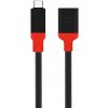 Tactical Pin4Fun adaptér USB-C/ Lightning 0, 1m Black/ Red 8596311251733