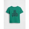 GAP Baby tričko s kapsičkou Brannan Bear Zelená 12-18M