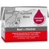 Platinum Natural Menu Hovädzie mäso a kuracie mäso 90 g