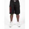 Gorilla Wear Pánske šortky Augustine Old School- Čierna/červená Farba: Čierno/červená, Veľkosť: S/M
