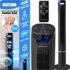 Stĺpový ventilátor Climative Fresh ION TF-46ESBI čierny