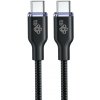 TB USB C - USB C 60W Glamour kábel 1,5m čierny